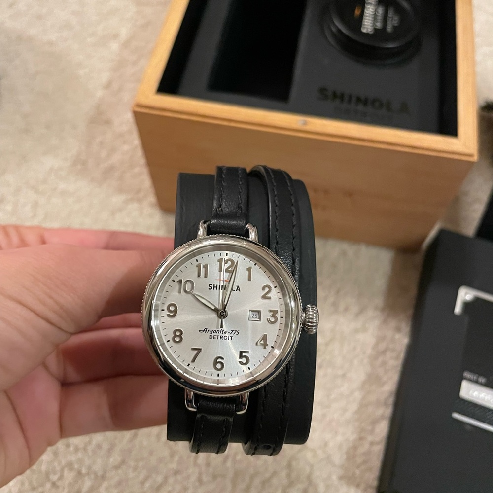 Shinola Women’s Birdy Wraparound Watch